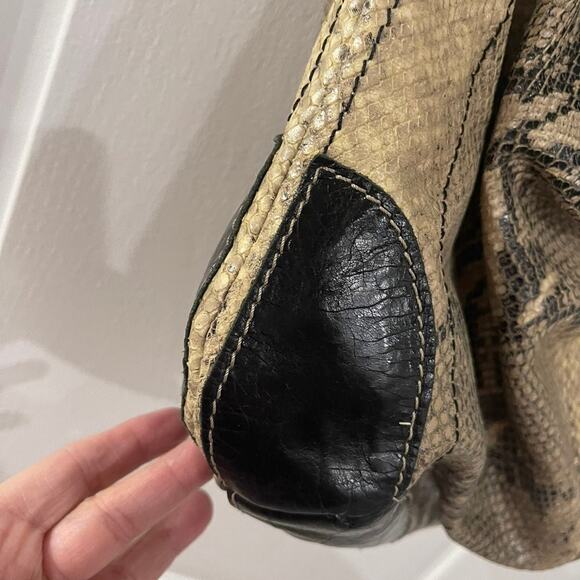 Vin Baker vintage snakeskin leather purse - Picture 5 of 13